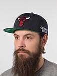 Бейсболка MITCHELL NESS арт. HS11500-CBUBLCK Chicago Bulls NBA (черный)